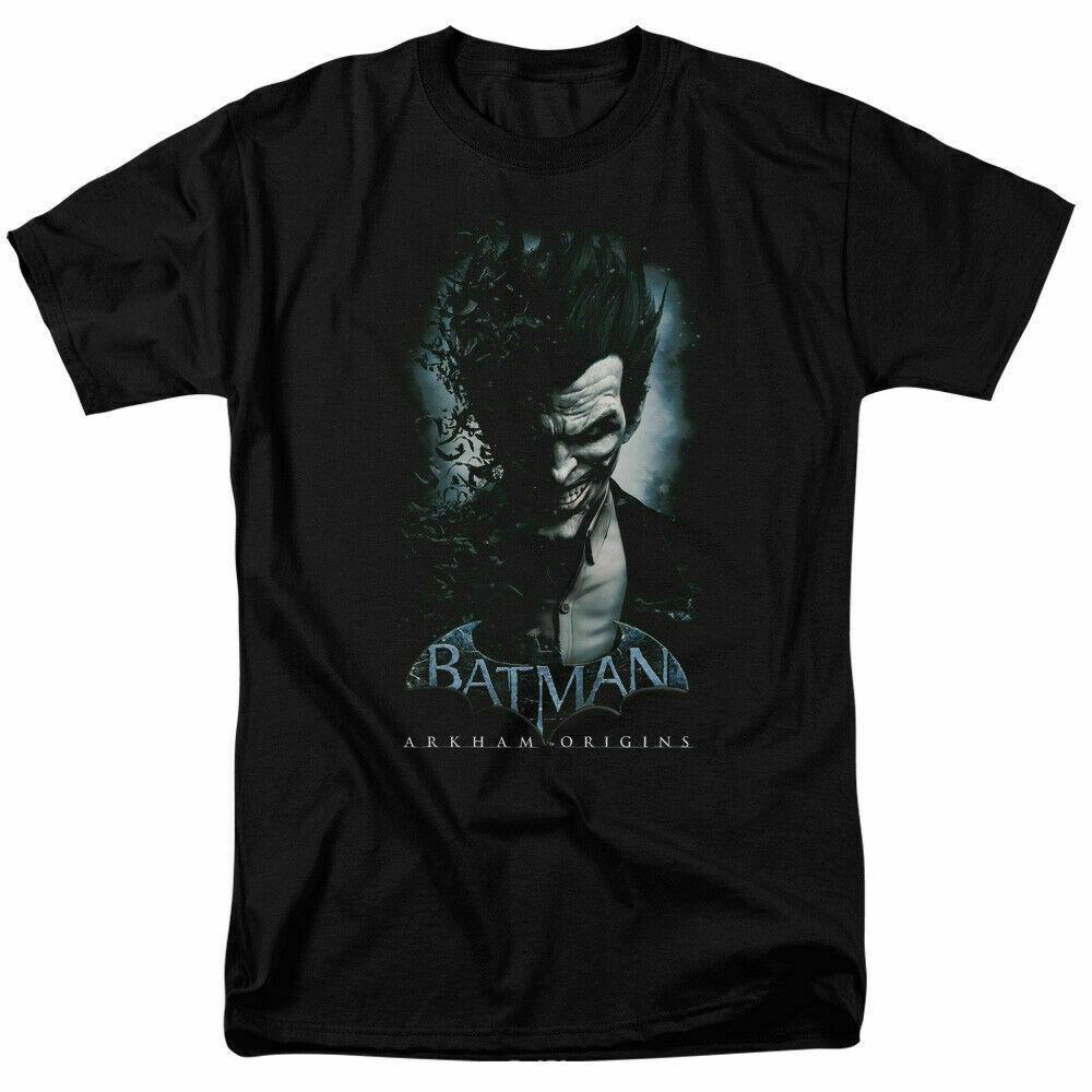 26 The Joker Batman Arkham Originals T Shirt Licensed Comic Book Tee Black Unisex T-Shirt XXXXL
