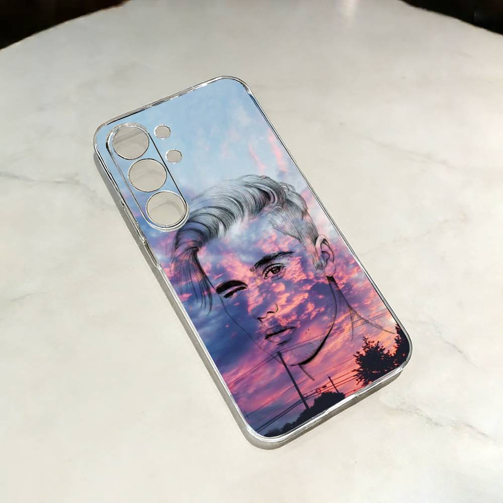 POP Star J-Justin Singer Bieber Phone Case For Samsung S25,24,23,22,21,20,30,Ultra,Plus,Fe,Lite Transparent Cover