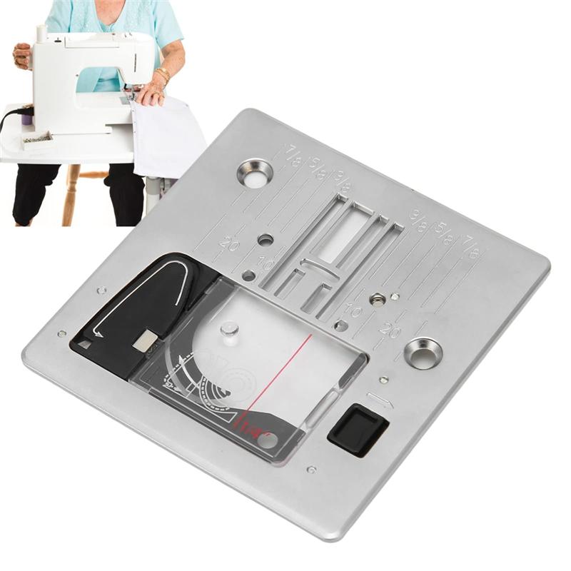 A78E-Plastic Texture Replacement Needle Plate For Sewing Machine For Singer Ce667 Hd6700, Heavy Duty Needle Plate