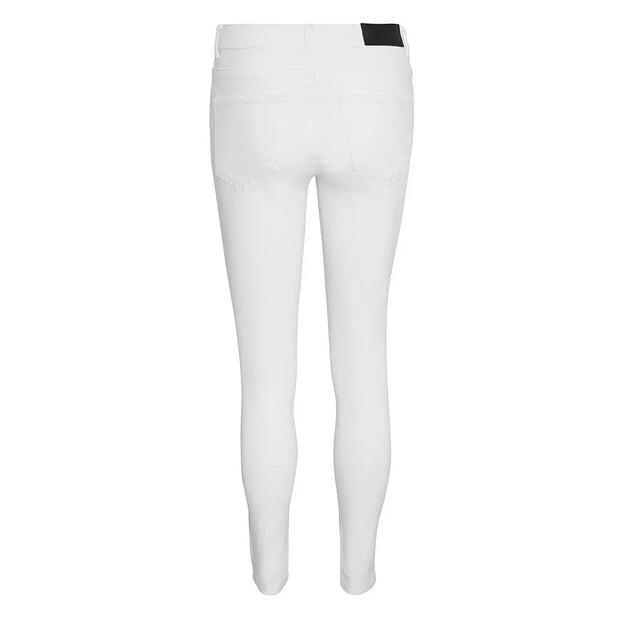 Noisy May Eve Skinny White Low Waist Jeans