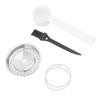 Rubber Rings Refillable Coffee Pod Cover 304 Stainless Steel Stainless Steel Lid  Home Use