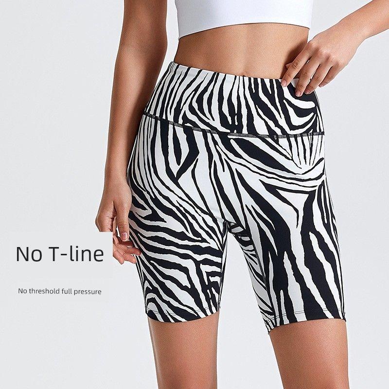 

Fitness Pants Women Fashion Zebra Pattern High Waist Hip Lifting and Belly Contracting Tights Fashion Sports Dance Fitness Yoga Pants Women
