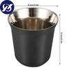 85ML Reusable Coffee Mug Double Wall Stainless Steel Tea Coffee Cup Whiskey Milk Mugs Outdoor Cup