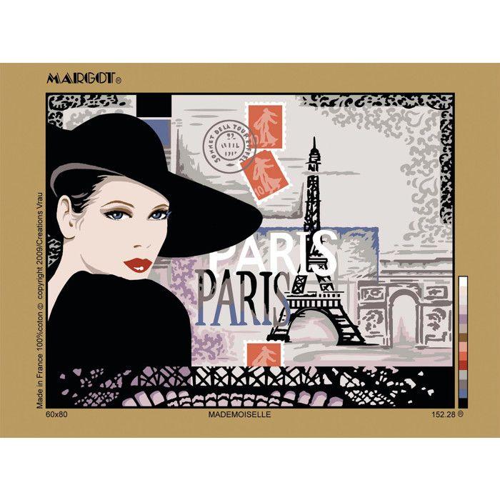 Canevas Pénélope Antique Mademoiselle 60x80cm