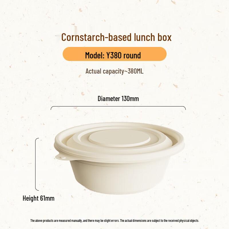 Biodegradable Corn Starch Disposable Lunch Box