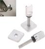 4 Pieces Stainless Steel Fin Screw Fin Screw Plate Set