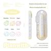 INS Aesthetic Kawaii Multilink Mood Stamp Cute Decorative Stamp for Journal Scrapbooking Travel Diary Decor