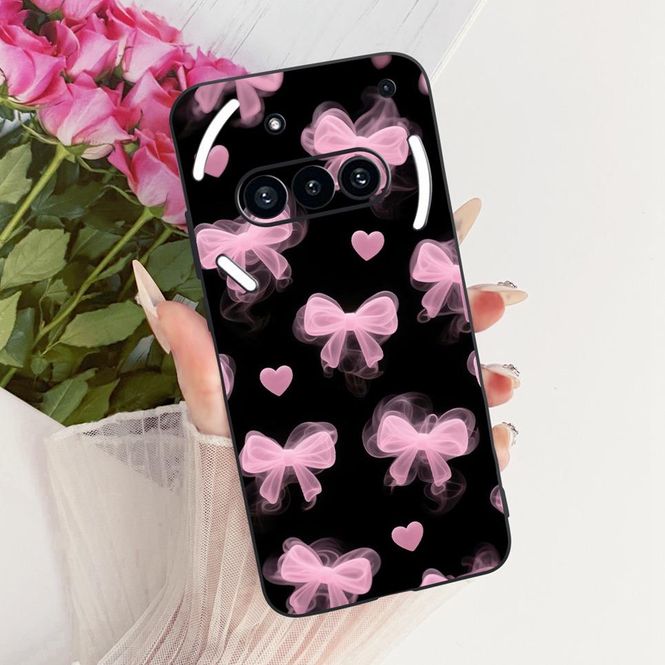 Luxury Flower Butterfly Bow Pattern Casing For Nothing Phone 3 3a Back Cover Clear Soft Silicone Phone Case For Nothing A059