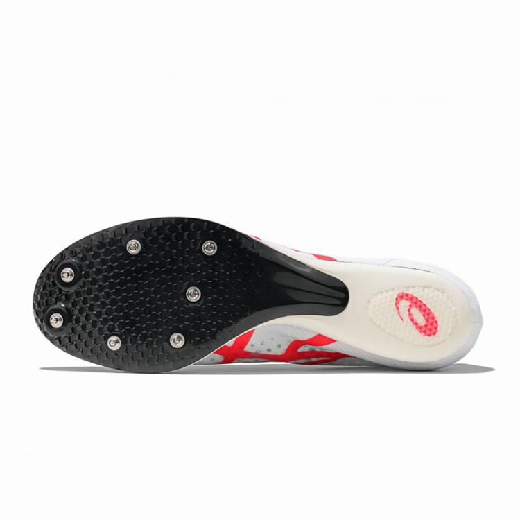Asics Sonicsprint Elite 3 Comfortable Versatile Low-Top Running Shoes Unisex Running Shoes White Red 1093A258-100