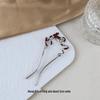 Elegant Pearl U-shaped Hairpin for Women - New Chinese Style Updo Accessory 2025