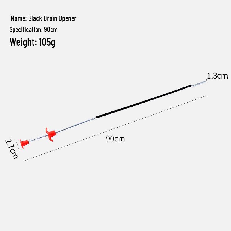 U-Shaped Drain Pipe Unblocking Hook with Four-Claw Picker for Sewer Cleaning
