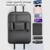 Back Seat Organizer Back Seat Storage Organizer Protector Leather Protector Cup Holder Tissue Holder Storage Pockets Kick Mat