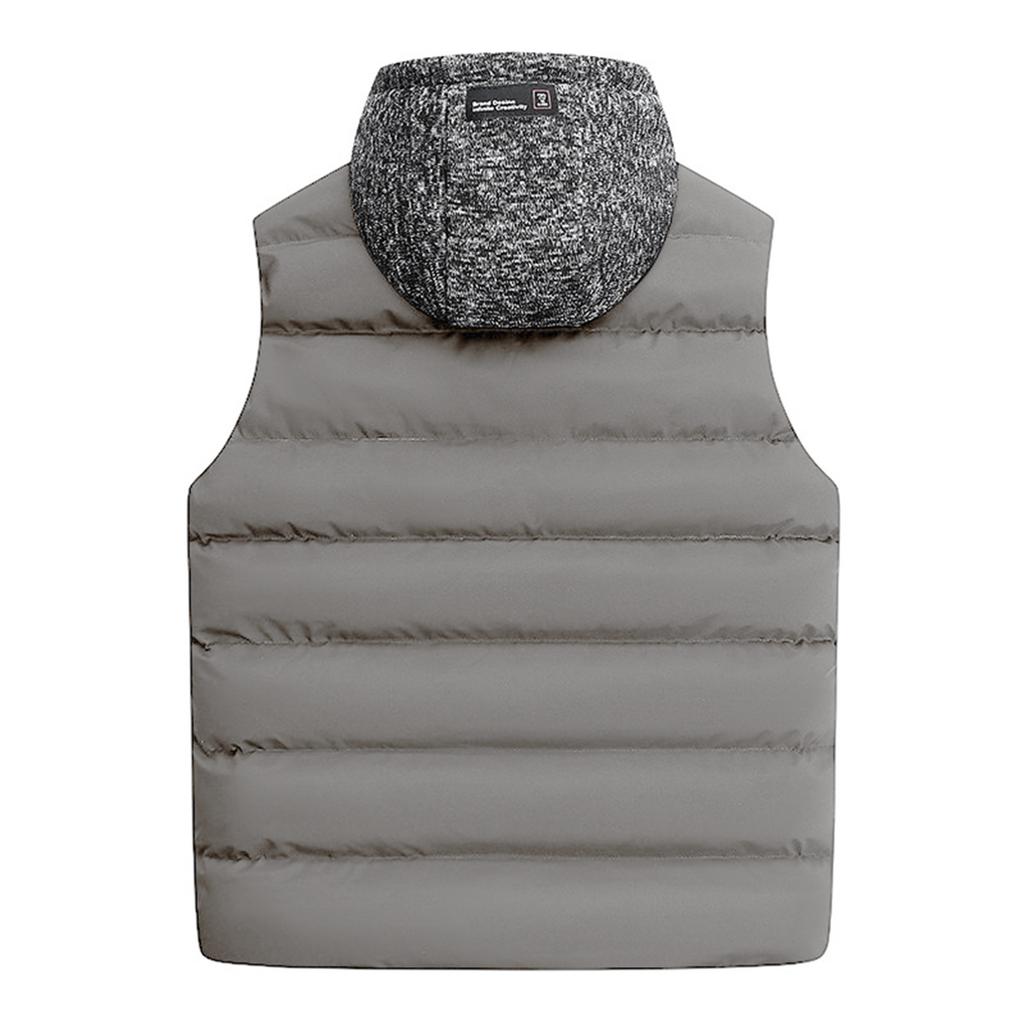 Casual Men'S Vest Men'S Loose  And Winter Warm Down Cotton Vest Coat