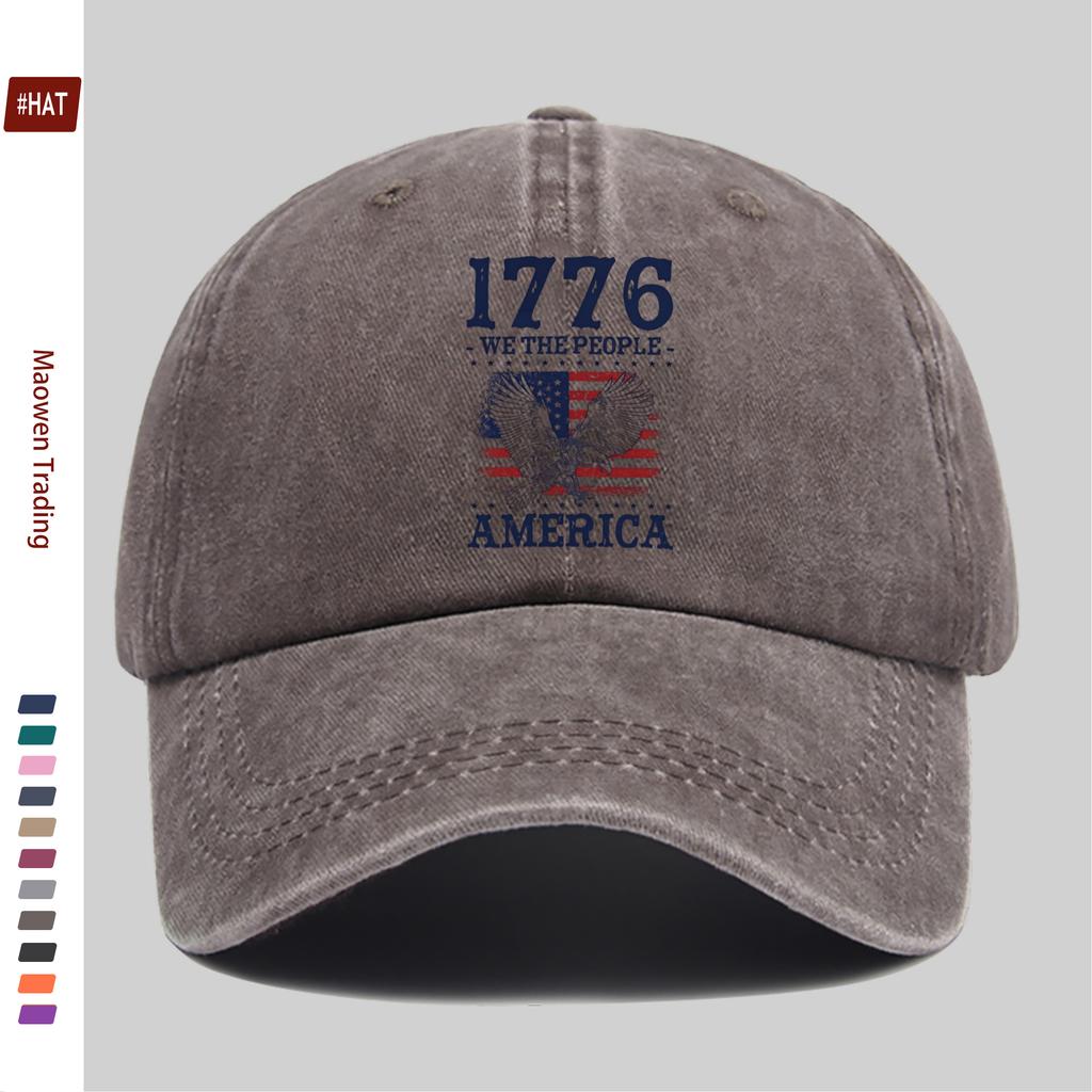 pc MenWomenS American th Anniversary Independence Eagle Baseball Cap Faith Freedom Inheritance  Retro Design E