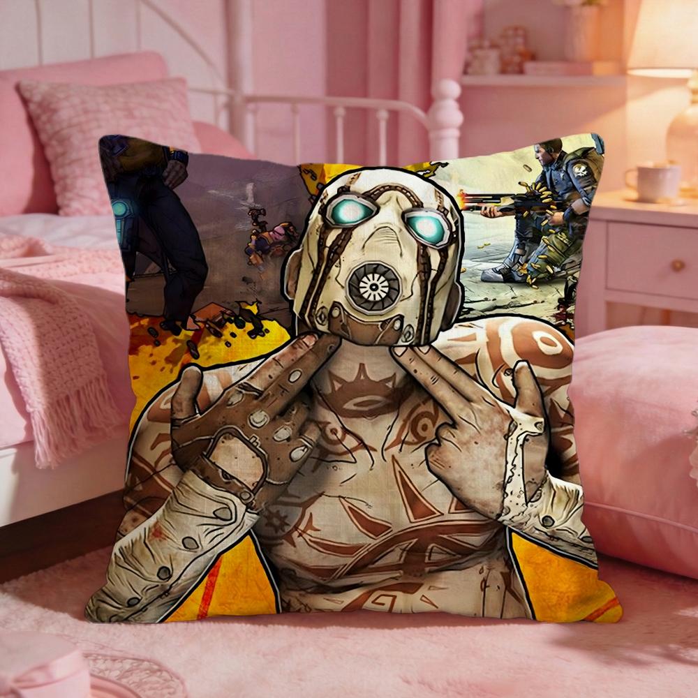 

Game BBorderlandss Cushion Cover Premium Comfort Reversible Pillow Cove Two in One Design for Any Room Car Interior 30X30cm