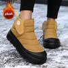 Women's winter velvet warm cotton shoes casual outdoor snow boots cotton shoes