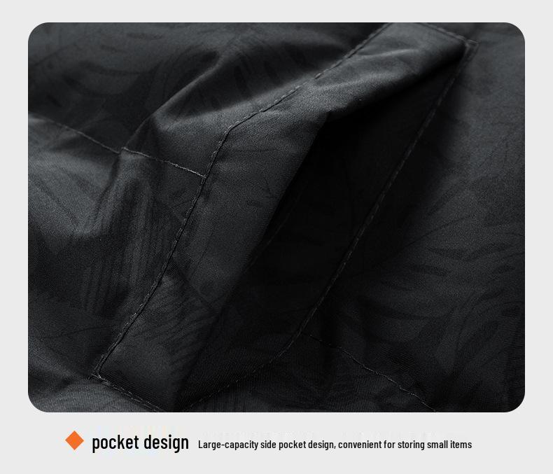 Men's Camouflage Cotton Padded Jacket with Detachable Hood - Warm, Thick, Loose Plus Size