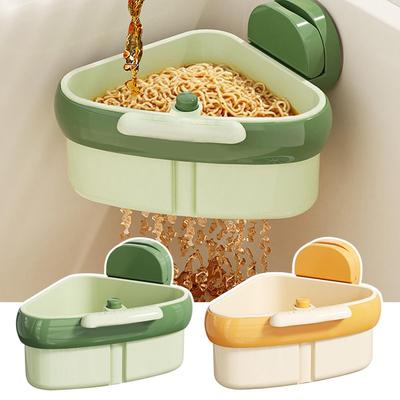 Creative Sink Hanging Strainer Basket Multifun Quickly Drain Kitchen GarbageTool Press Automatic Dumping Sinks Drainer Basket