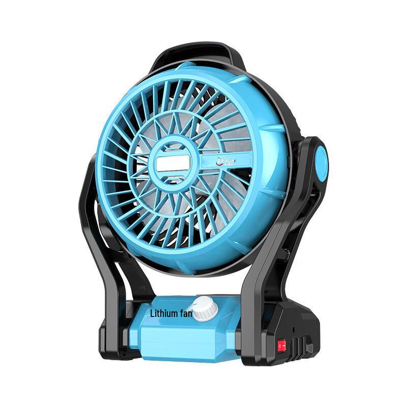 BAIPUXI 12-inch Rechargeable Outdoor Turbine Fan CN Plug (adapter Included)