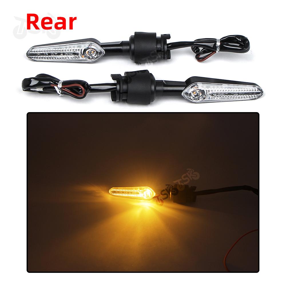 350mm & 370mm Front Rear LED Turn Signal Light For Yamaha YZF-R7 YZF R7 2021-2022 2023 Motorcycle Indicators Lamp Accessories