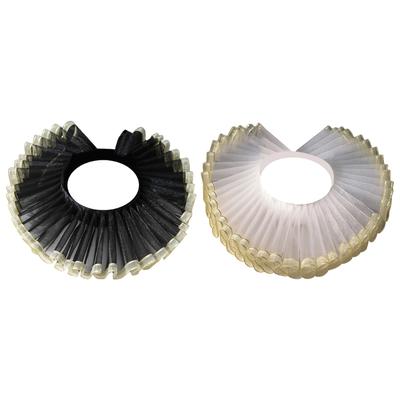 Adjustable Strap Chiffon Neck Ruff Detachable Faux Collar For Renaissances Elizabethan Costumes Historical Reenactment