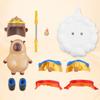 Funny 3D Printed Capybara Magnetic Figures Journey to the West Cartoon Ornament Desk Decor for Home Office Collectible Gifts