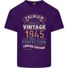Premium Vintage 81st Birthday 1945 Unisexs Light Cotton TShirt
