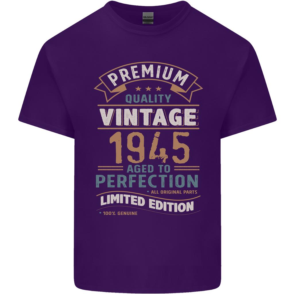 Premium Vintage 81st Birthday 1945 Unisexs Light Cotton TShirt