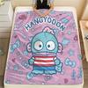 1PC Sanrio Cute Print Flannel Blanket, High quality All Seasons, Home Decor, Warmth and Comfort, Perfect for Christmas Gifts