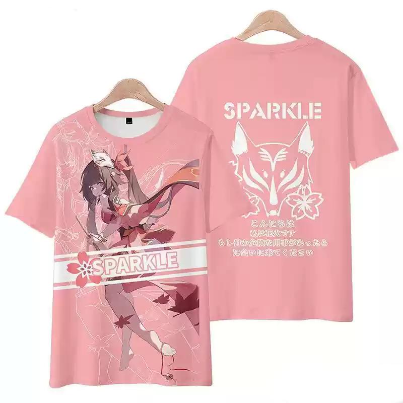 Role Playing Game 3D Printed T Shirts Men Women Short Sleeve O-Neck T-Shirt Harajuku Y2k Tops Clothing