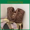 And Stylish Spacious Quilted Tote Bag For Women Available In Black Khaki Coffee And