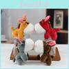 Porte-clés Âne en Peluche Douce Décoration Animale Courte en Peluche Pour Sacs et Cadeaux