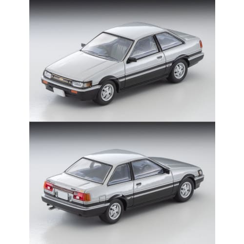 TOMYTEC Tomica Limited Vintage Neo 1/64 Scale LV-N284c Toyota Corolla Levin 2-Door GT-APEX Silver/Black 1984 Model (Finished Product)