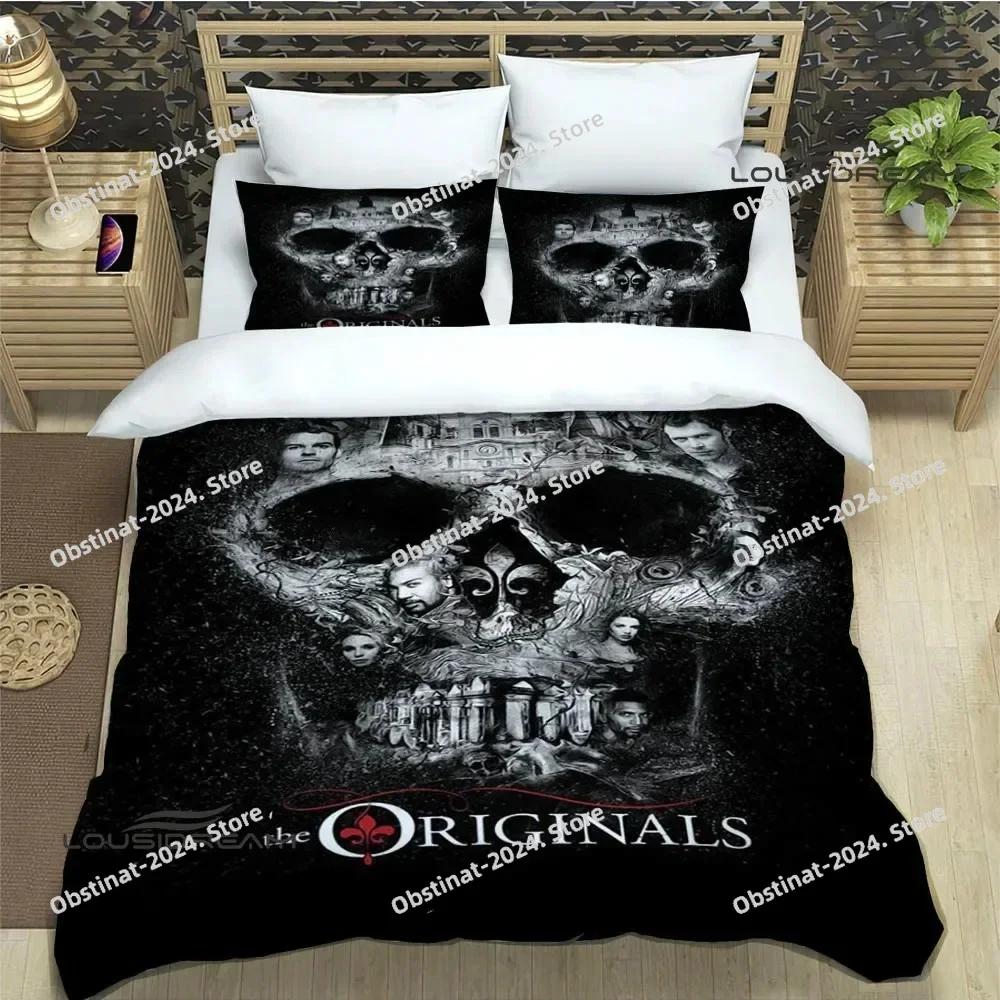 The originals Klaus Mikaelson Beding Set Printed Bed Linen Set With Pilowcase Soft Duvet Cover Soft Single Double Quen Super King-Sized Dimensionsd