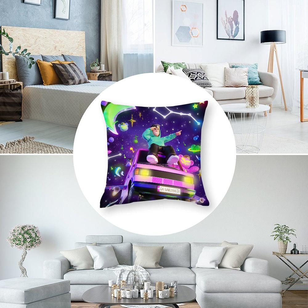 Singer S-Saiko Sakura Pillow Case 3D Print Polyester Fiber 40*40 Cm Home Sofa Throw Pillow Cover Decoration Festival Gift