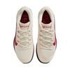 Nike Court Air Zoom Vapor 12 HC Team Red Rush Pink Damen Sneaker Creme Pale-Ivory Sail FV5554-104