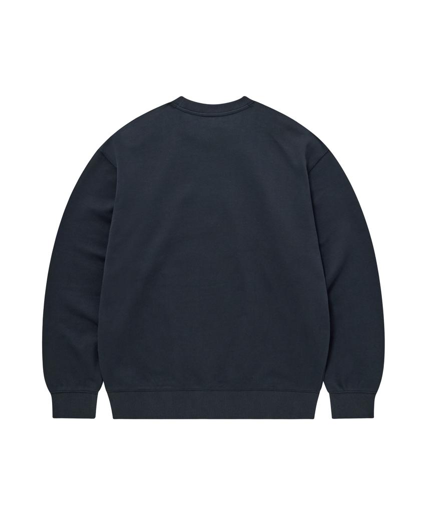 COVERNAT Arch Lettering Sweatshirt Navy