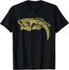 Saber Toothed Tiger Skull - Smilodon Saber Tooth Cat Gift T-Shirt
