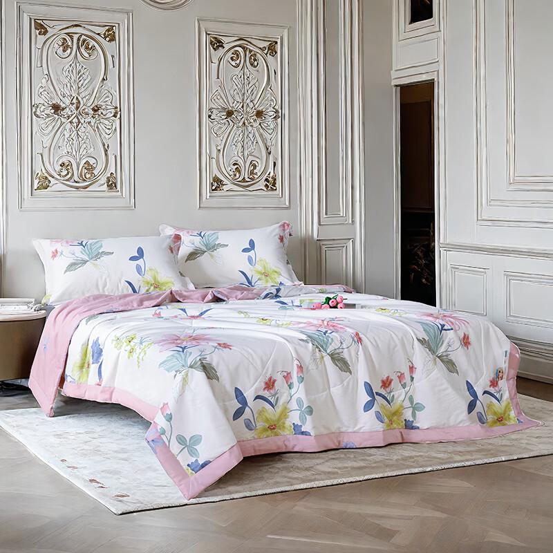 

Duoqiman Printed Feather Silk Cotton Summer Quilt