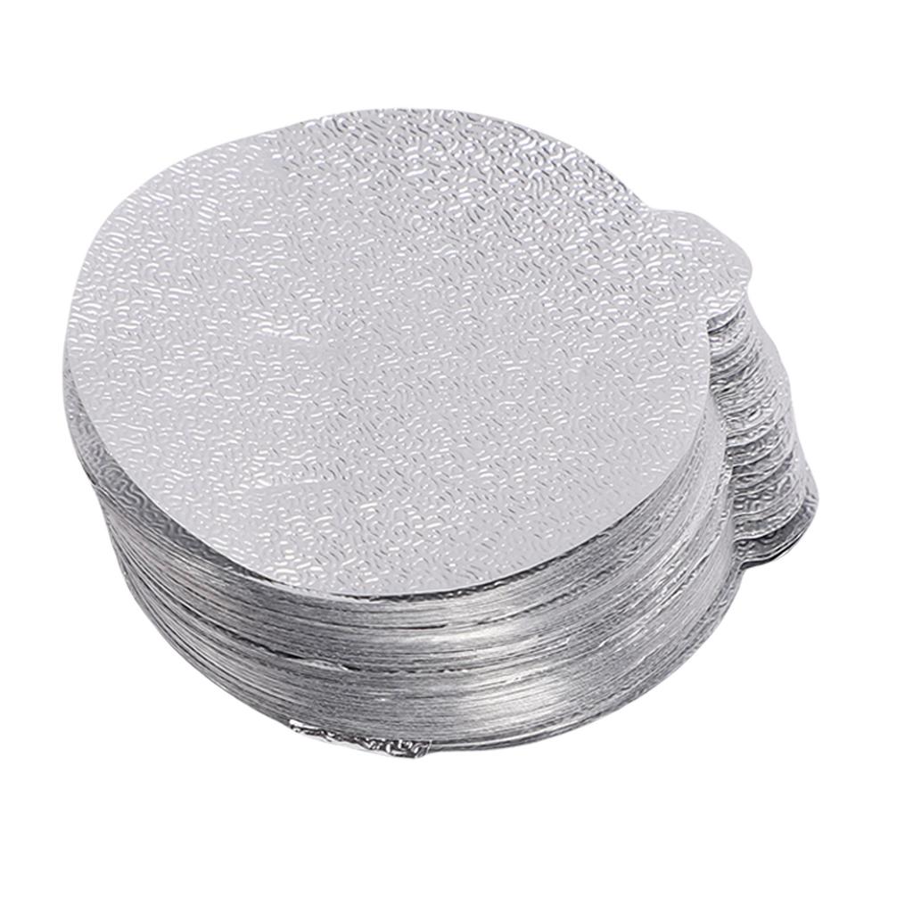 37MM Aluminum Foil Lids, 200pcs Coffee Capsules Foil   Heat Sealable Non Self Adhesive Aluminum Lids Foil for Coffee Pods Covers, Crafted from Pre
