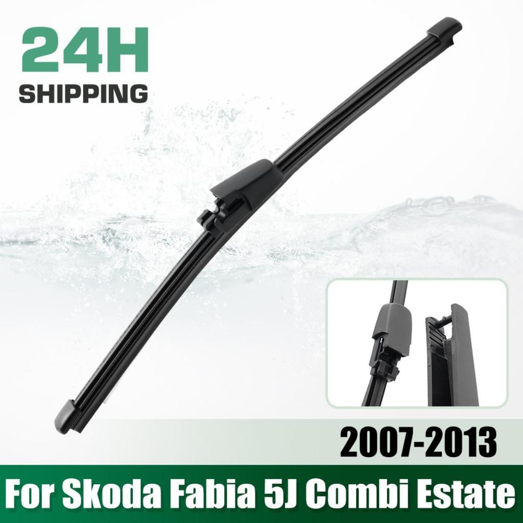 Rear Windshield Wipers Blades,Premium All-Season Wiper Blades Replacement For Skoda Fabia 5J Combi Estate 2007-2013