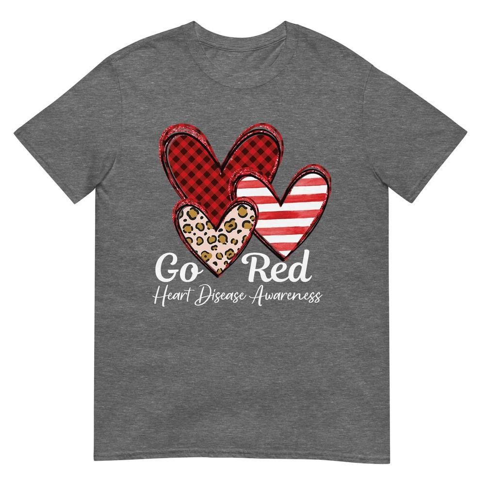 Go Red Heart Disease Awareness Chd Unisex February Wear Red TShirt
