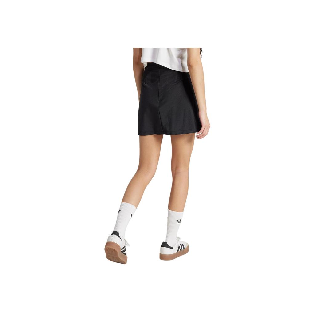 Adidas Adicolor Women Classic 3-Streifen A-Line Mini Skirt Black White JD0281