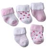 5 Paar Baumwoll Baby Kurzsocken Rosa Blau Bodenstrumpf Neue Wintersocken Kleinkind Bekleidung