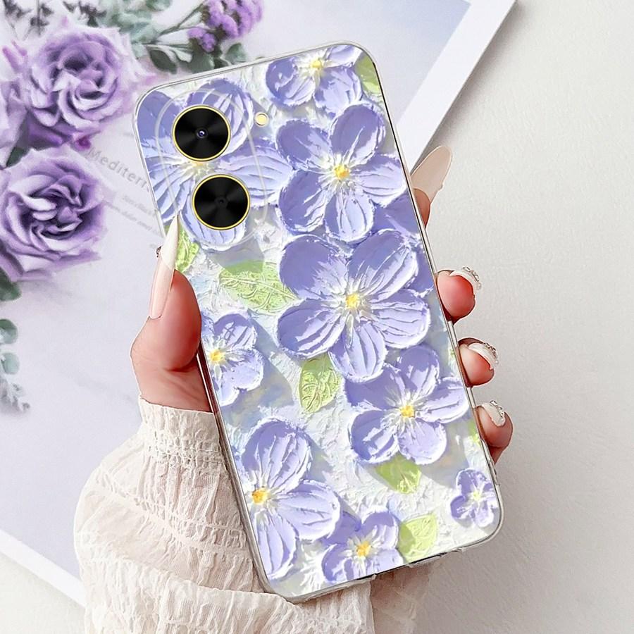 Phone Case for Xiaomi Poco C71 2025 Luxury Painted Back Cover TPU Capa Soft Silicone Fundas for Xiaomi PocoC71 Proective Case