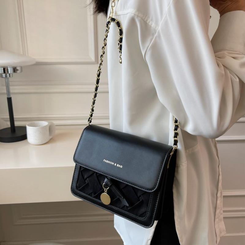 Advanced Sense Women's Backpack Small Design Sense Chain Messenger Bag Casual Retro Shoulder Bag Simple and Versatile Square Bags
