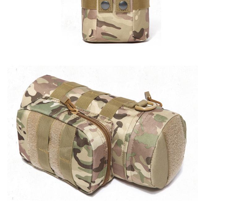 Insulated Tactical Water Bottle Pouch for Outdoor Travel and Cycling
