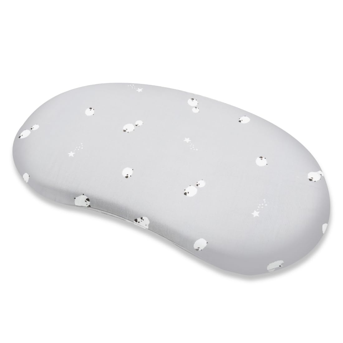 

Подушка Keratta No-Lamb, Детская подушка со стираемой марлей Ибул, 100% хлопок, бамбук, для малышей и школьников младших классов (Узор Овцы)