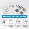 50Pcs Disposable Shower Drain Cover Hair Catcher, Disposable Floor Drain Sticker, Suit Sewer Filter Screen, Bathroom, Bathtub, Kitchen, Sink Floor