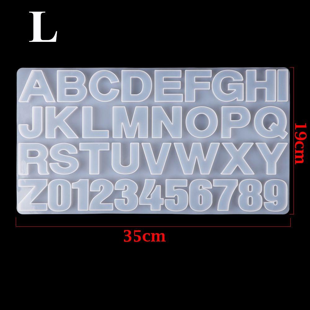 Handmade Epoxy Silica Gel Silicone Molds DIY Crafts Alphabet Number Resin Mould Handmade Epoxy Silica Gel Silicone Molds DIY Crafts Alphabet Number Resin Mould